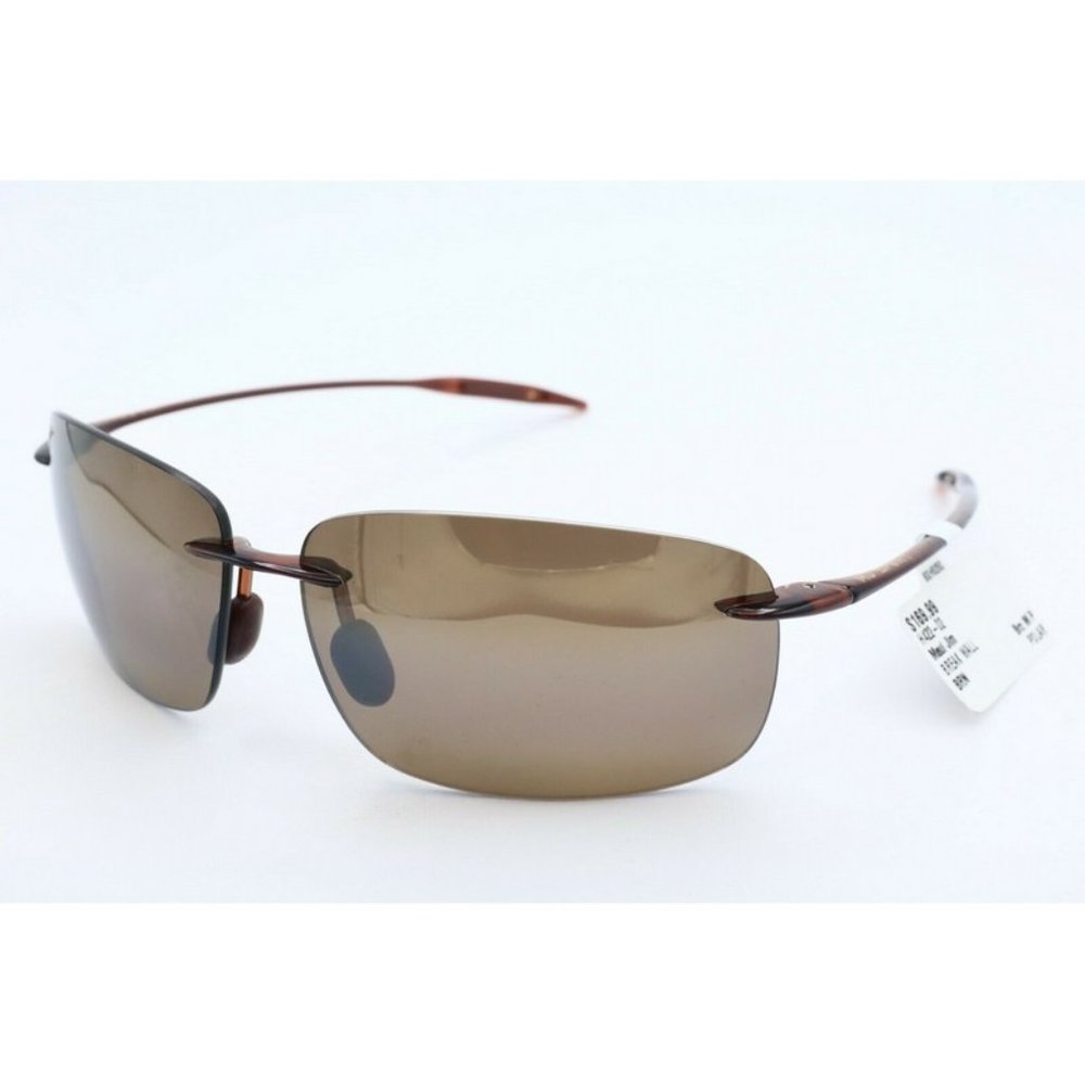 Maui Jim BREAK WALL MJ 422-26 Wrap Brown Sunglasses Bronze Polarized Lenses (B)